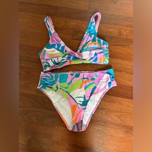 Tropical Print Bikini
